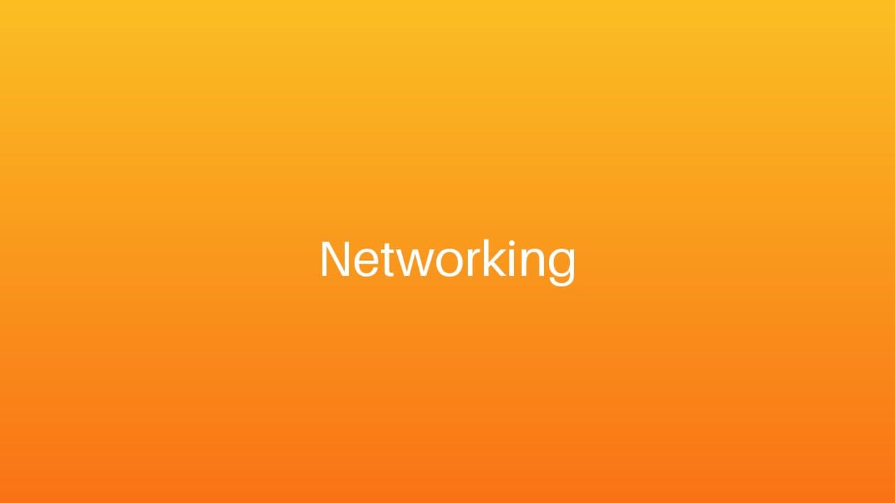 Networking — L'art de rouler de manière sûre